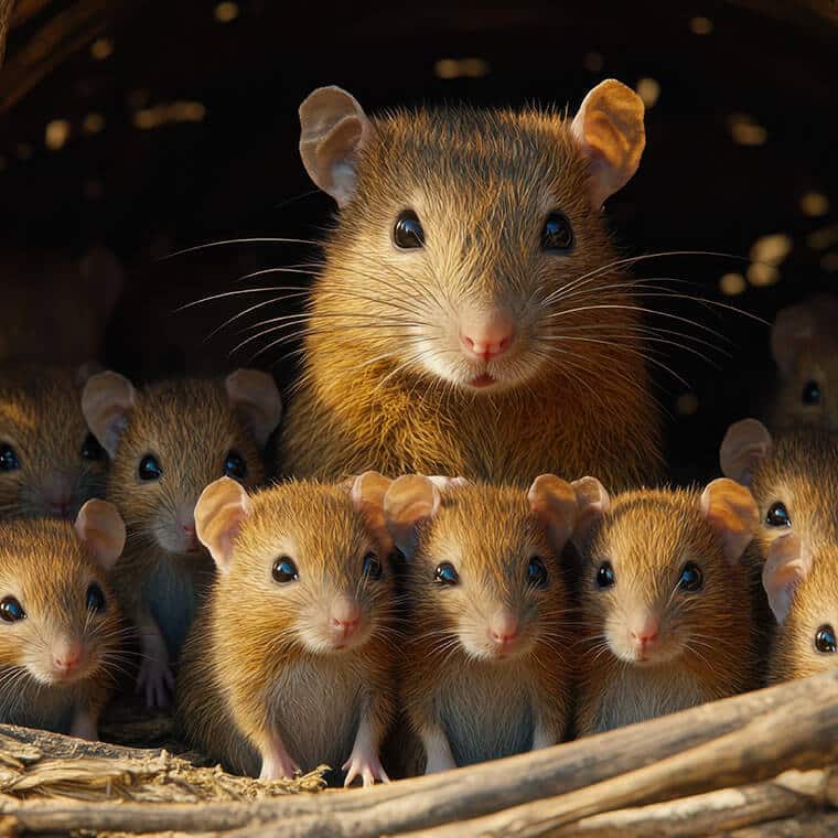 Combien de petits peut avoir un couple de rats par an ? rats reproduction -